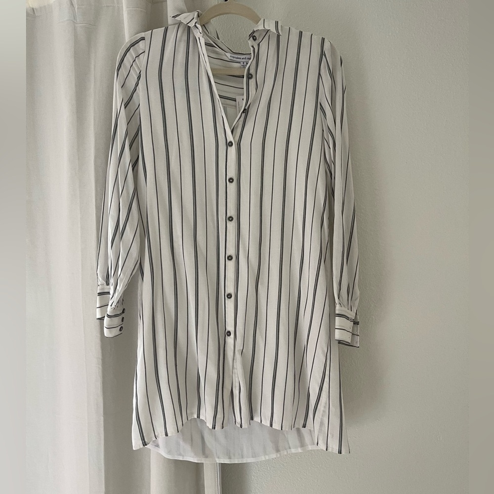 Brand New Cashmere Ivory Button Down